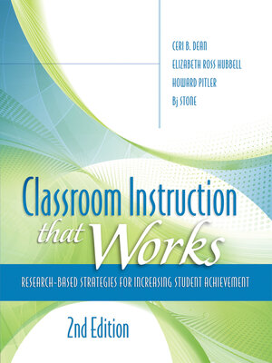 cover image of Classroom Instruction That Works